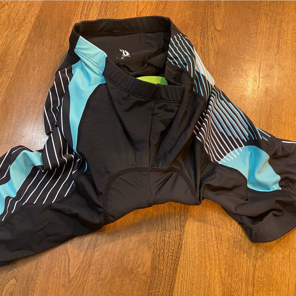 Beroy Black and Blue Cycling Shorts